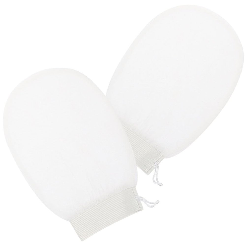 Alipis Exfoliating Mittens for Bath 2pcs Skin Scrubbing Gloves Scrubber for Removing Dead Skin in Shower