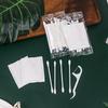50 Pack Hotel Vanity Kit Individually Wrapped, Bulk Hotel Amenities Kit, Hospitality Set, Amenities Hotel Vanity Set Hygiene Products Include Cotton Pads, Cotton Swabs, Dental Floss Picks view 4