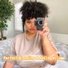 MODSIGHT Afro Puff Drawstring Ponytail with Bangs, Black Brown Kinky Curly Ponytail Bun with Bangs Updo Hairpieces, Short Afro Puffs with Bang for Black Women (Black Brown 2) view 3