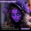 Go Ho Purple Face Paint Stick,Water Based Cream Purple Body Paint Washable,Highly Pigmented,Smooth and Safe for Skin,Halloween Costumes Cosplay SFX Ursula Witch Makeup view 2