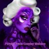 Go Ho Purple Face Paint Stick,Water Based Cream Purple Body Paint Washable,Highly Pigmented,Smooth and Safe for Skin,Halloween Costumes Cosplay SFX Ursula Witch Makeup view 3