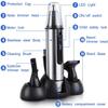 CAFFIA Ear and Nose Hair Trimmer Professional Painless Eyebrow Facial Ear Hair Trimmer Clipper for Men and Women Battery-Operated, IPX7 Waterproof Dual Edge Blades for Easy Cleansing view 4