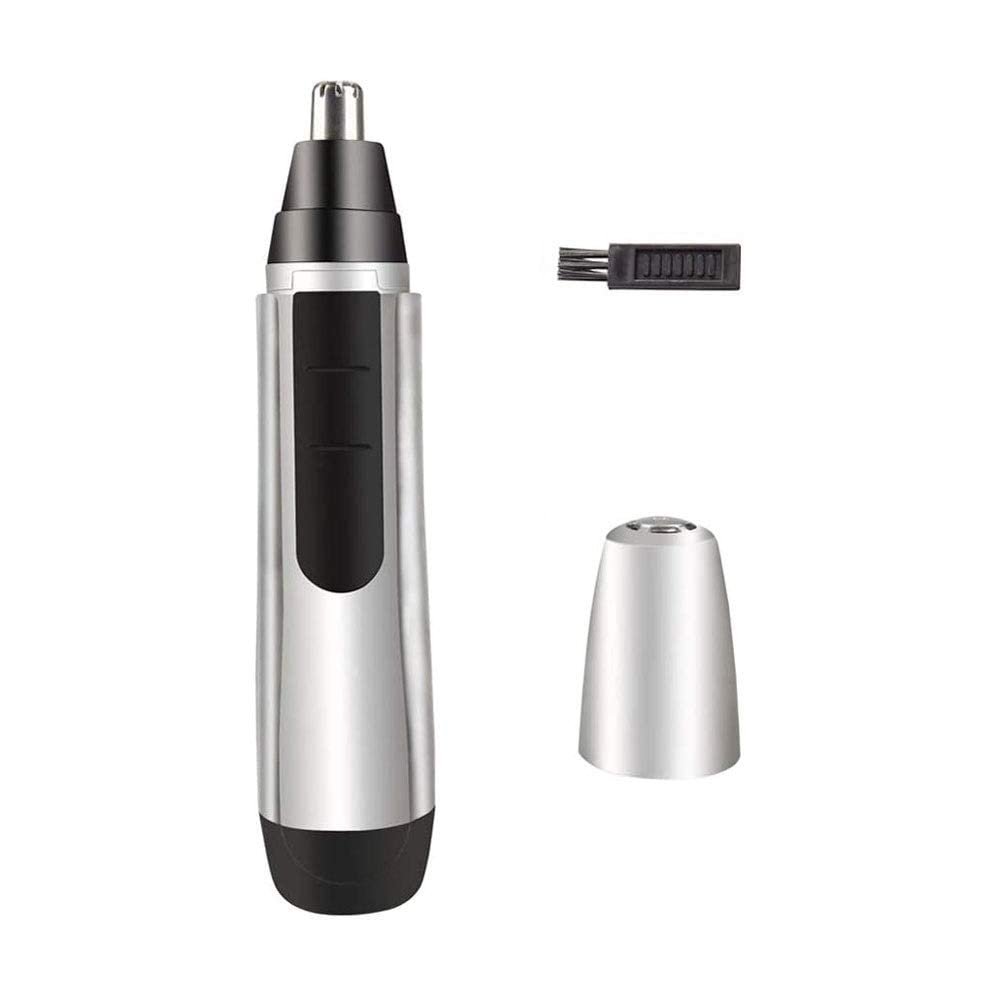 CAFFIA Nose and Ear Hair Trimmer for Men Portable Electric Nose Trimmer IPX7 Waterproof Stainless Blades Suitable for All Purposes