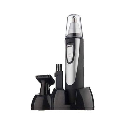 CAFFIA Nose Hair Trimmer-Professional Painless Ear and Nose Hair Trimmer for Men and Women, Waterproof Dual Edge Blades for Easy Cleaning, 2 in 1 Electric Eyebrow and Facial Trimmer