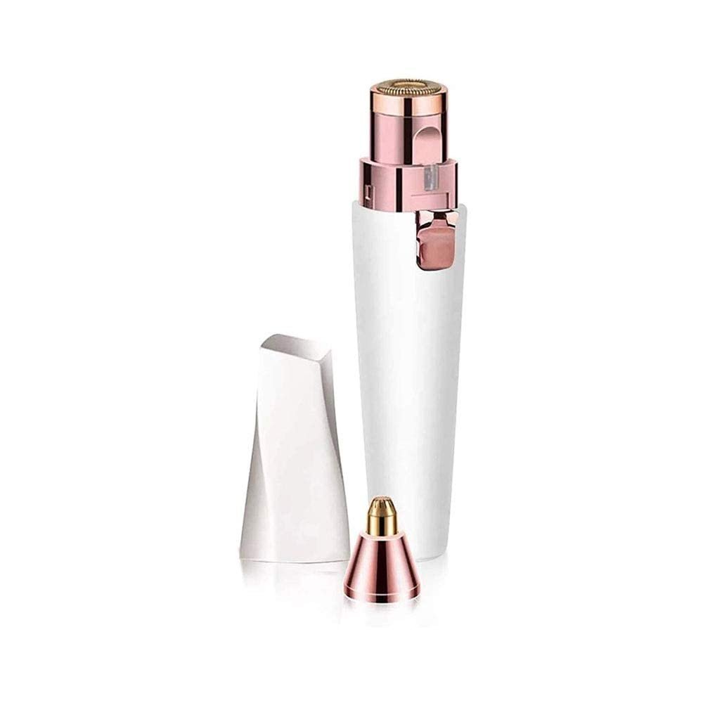 CAFFIA Eyebrow Hair Remover, Rechargeable Eyebrow Trimmer, Painless-Precision Portable Electric Eyebrow Razor Tool for Face Lips Nose Facial Hair Removal for Women and Men