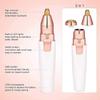 CAFFIA Eyebrow Hair Remover, Rechargeable Eyebrow Trimmer, Painless-Precision Portable Electric Eyebrow Razor Tool for Face Lips Nose Facial Hair Removal for Women and Men view 4
