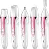 CAFFIA 5 in 1 Electric Epilator Set Includes A Shaving Device for Private Parts, A Pubic Shaving Knife for The Armpits, A Knife for Cutting The Eyebrows, A Knife for Nose Hair view 1