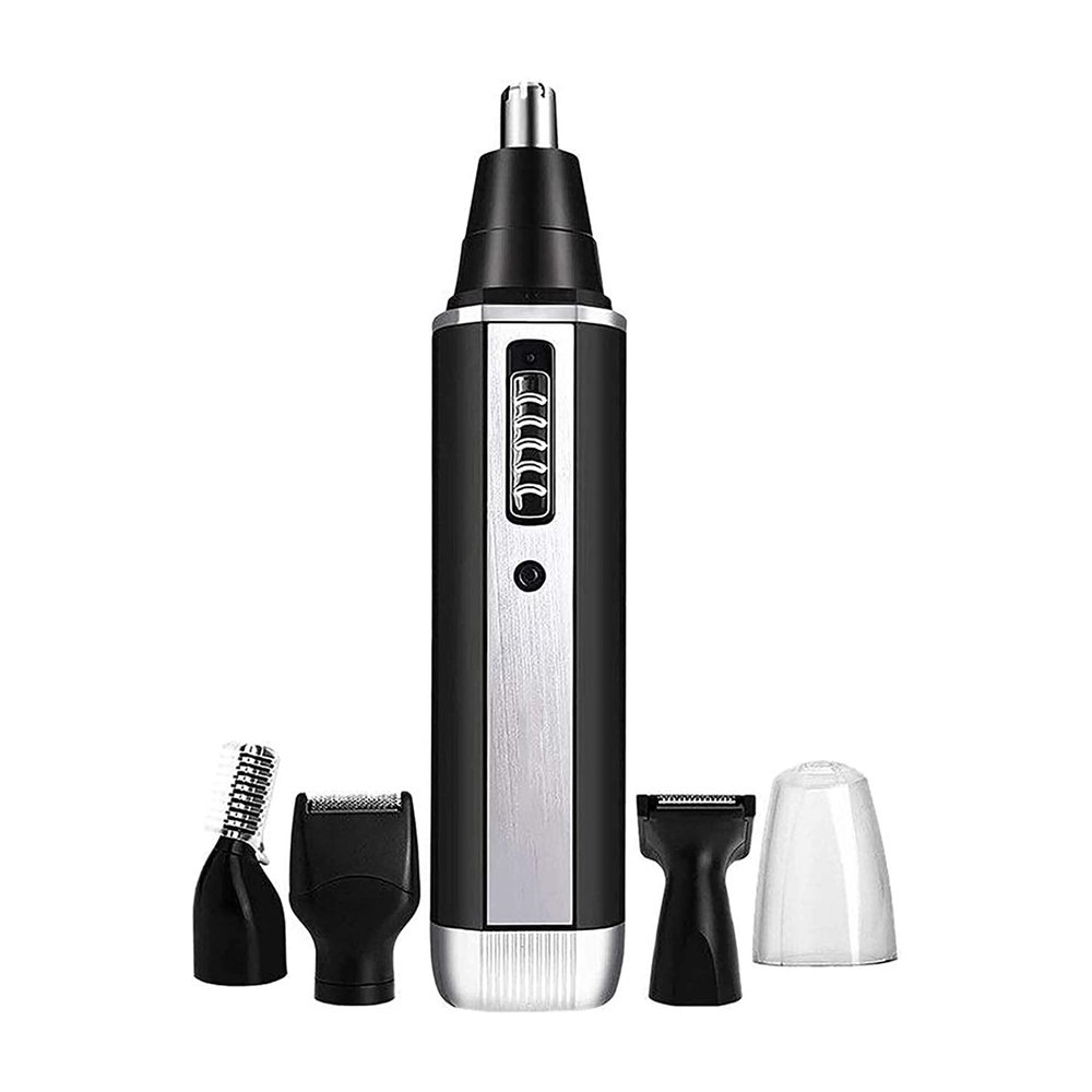 CAFFIA Ear and Nose Hair Trimmer,USB Rechargeable Nose Hair Trimmer,Professional Nose Hair Trimmer Clipper for Men and Women,Waterproof Dual Edge Blades for Easy Cleaning