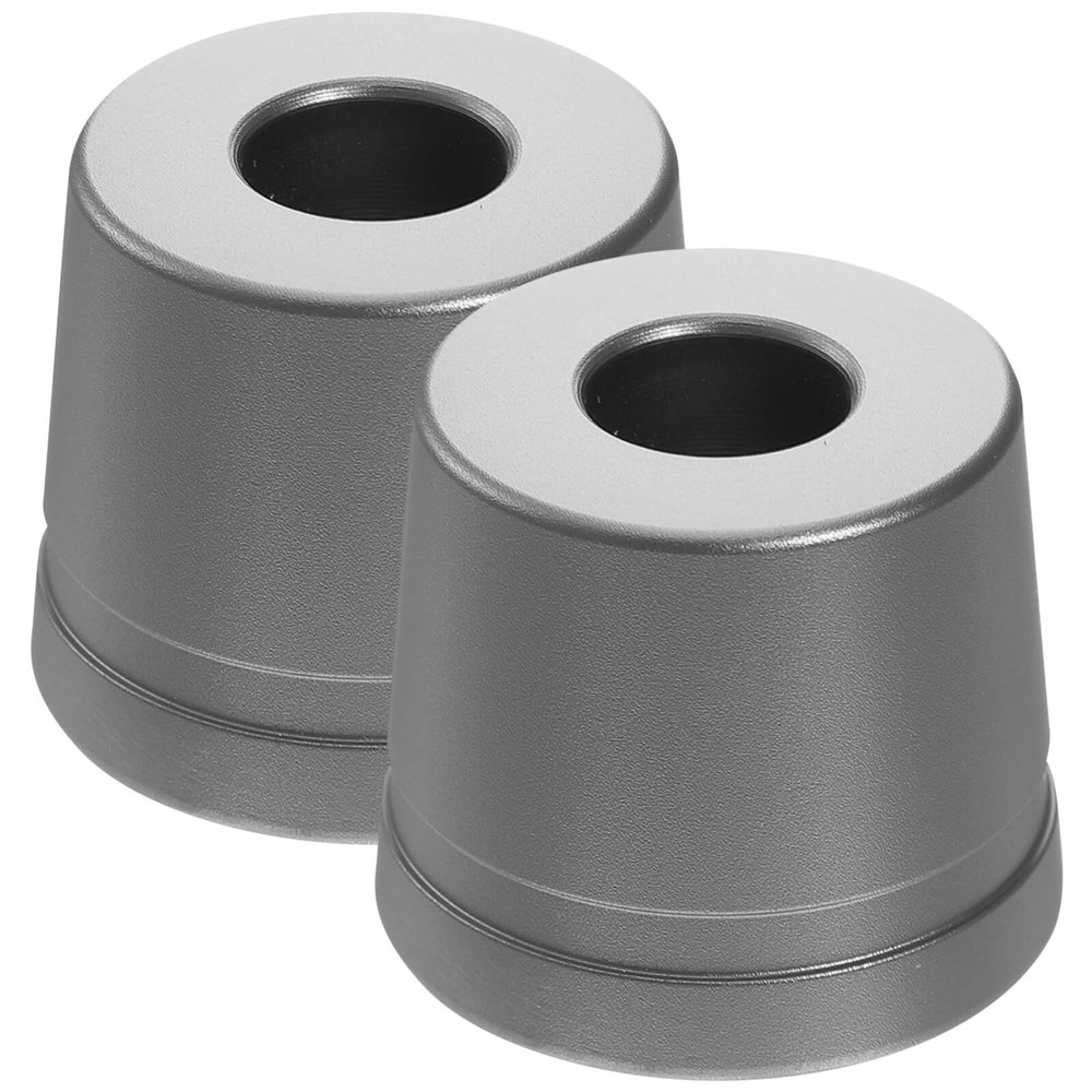 Kichvoe 2pcs Aluminum Holder Stand for Men Compact Manual Shaving Base for Bathroom Organization Quick Drying Stylish Design