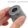 Kichvoe 2pcs Aluminum Holder Stand for Men Compact Manual Shaving Base for Bathroom Organization Quick Drying Stylish Design view 3