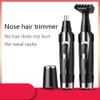 CAFFIA Nose and Ear Hair Trimmer, 2 in 1 Ear Nose Hair Trimmer Clippers for Men and Women, USB Rechargeable, Waterproof Stainless Steel Head, Easy to Cleaning and Carry, Black view 3