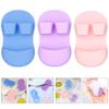 Beaupretty 3pcs Face Scrubber Exfoliators Silicone Face Brush Set for Gentle Facial Cleansing view 2