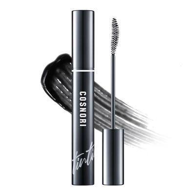 COSNORI Eyelash Tinting Serum 01 Deep Black - Korean Eyelash Boost Tinted Serum  Eyebrow Growth Enhancer for Longer and Thicker  Lash Perm Essential - Vegan, Irritation Free 0.3 fl.oz / 9g (Black)
