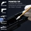 1000 Count Gun Cleaning Swabs with Tapered Tips - Firearm Maintenance and Precision Cleaning Supplies - Lint-Free, Highly Absorbent Gun Swabs with Durable 6" Stems view 4