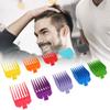 10PCS Professional Hair Clipper Guards Cutting Guides Compatible with Most Wahl Clippers, Color Coded Clipper Combs Replacement, Clipper Guards Set, Multicolor view 1