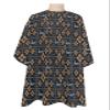 Abstract Flower Barber Cape - Salon Hair Cutting Cape for Women,Men,Adults,Haircut Cape with Adjustable Elastic Neckline Hairdressing Cape Accessories Brown Minimalist Geometric Floral Native American view 1