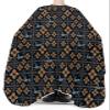 Abstract Flower Barber Cape - Salon Hair Cutting Cape for Women,Men,Adults,Haircut Cape with Adjustable Elastic Neckline Hairdressing Cape Accessories Brown Minimalist Geometric Floral Native American view 3