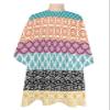 Bohemia Barber Cape - Salon Hair Cutting Cape for Women,Men,Adults,Haircut Cape with Adjustable Elastic Neckline Hairdressing Stylist Cape Gown Accessories Multi Boho Stripes Tribal Morocco Flower view 1