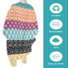 Bohemia Barber Cape - Salon Hair Cutting Cape for Women,Men,Adults,Haircut Cape with Adjustable Elastic Neckline Hairdressing Stylist Cape Gown Accessories Multi Boho Stripes Tribal Morocco Flower view 2