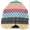Bohemia Barber Cape - Salon Hair Cutting Cape for Women,Men,Adults,Haircut Cape with Adjustable Elastic Neckline Hairdressing Stylist Cape Gown Accessories Multi Boho Stripes Tribal Morocco Flower view 3