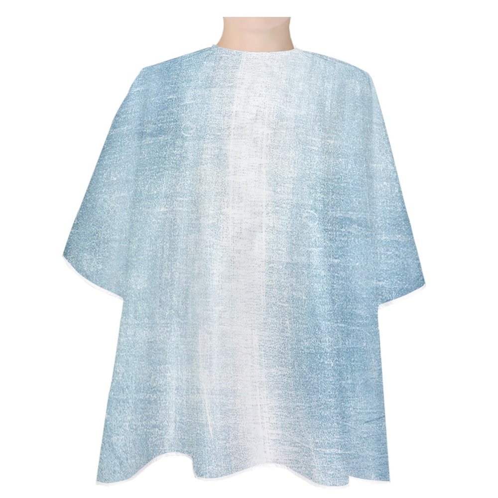 Abstract Sky Blue Barber Cape - Salon Hair Cutting Cape for Women,Men,Adults,Haircut Cape with Adjustable Elastic Neckline Hairdressing Stylist Cape Accessories Modern Abstract Minimalist Painting Art