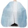 Abstract Sky Blue Barber Cape - Salon Hair Cutting Cape for Women,Men,Adults,Haircut Cape with Adjustable Elastic Neckline Hairdressing Stylist Cape Accessories Modern Abstract Minimalist Painting Art view 3