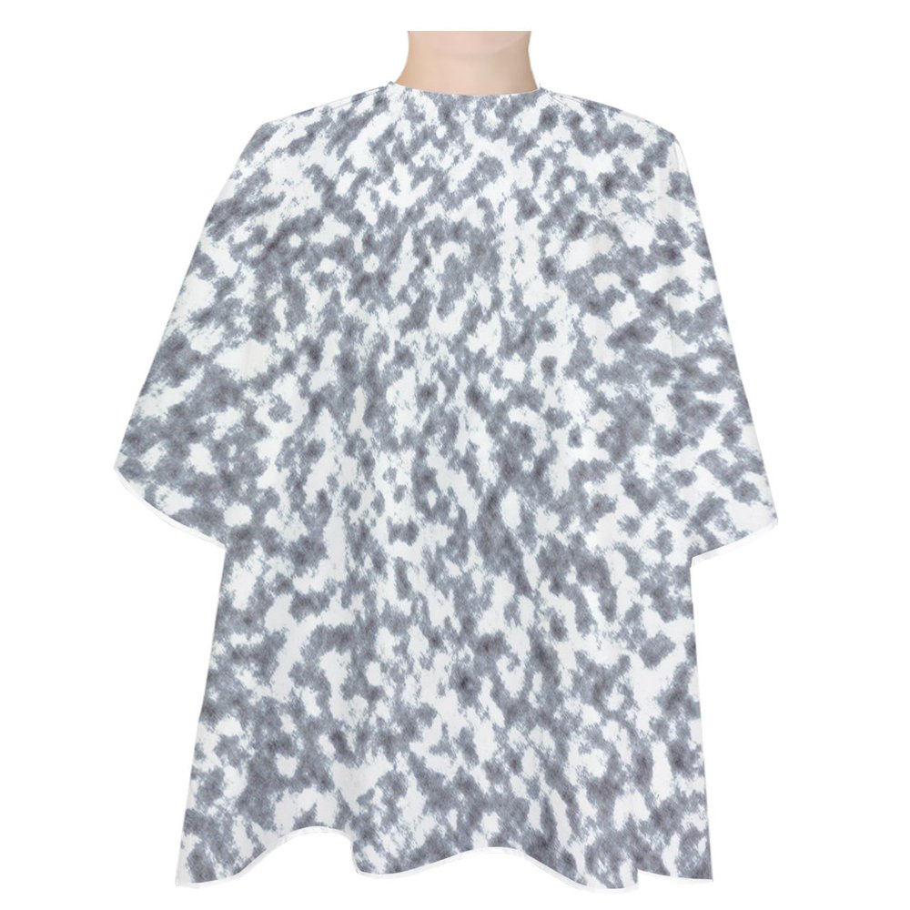 Abstract Grey Barber Cape - Salon Hair Cutting Cape for Women,Men,Adults,Haircut Cape with Adjustable Elastic Neckline Hairdressing Stylist Cape Accessories Modern Minimalist Geometric Aesthetics Art