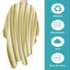 Abstract Minimalist Barber Cape - Salon Hair Cutting Cape for Women,Men,Adults,Haircut Cape with Adjustable Elastic Neckline Hairdressing Cape Accessories Gold Geometric Metallic Gradient Stripes view 2