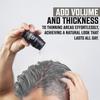 Viking Revolution Gray Hair Fibers for Thinning Hair Men - Thick Fiber for Bald Spot Cover Up - Hair Building Fibers with Kerating and Biotin - Hair Fiber for Men for Thicker and Fuller Look (0.52oz) view 3