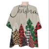 Merry Christmas Barber Cape - Salon Hair Cutting Cape for Women,Men,Adults,Haircut Cape with Adjustable Elastic Neckline Hairdressing Stylist Cape Accessories Winter Xmas Tree Leopard Bufflao Check view 1