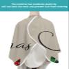 Merry Christmas Barber Cape - Salon Hair Cutting Cape for Women,Men,Adults,Haircut Cape with Adjustable Elastic Neckline Hairdressing Stylist Cape Accessories Winter Xmas Tree Leopard Bufflao Check view 4