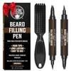 Viking Revolution Beard Pen (2 Pack) - Brown Beard Pencil Filler for Men Lapiz para Barba de Hombre - Beard Filler for Men Waterproof Beard Filling Pen Kit - Long Lasting Beard Filler Pen with Brush view 1