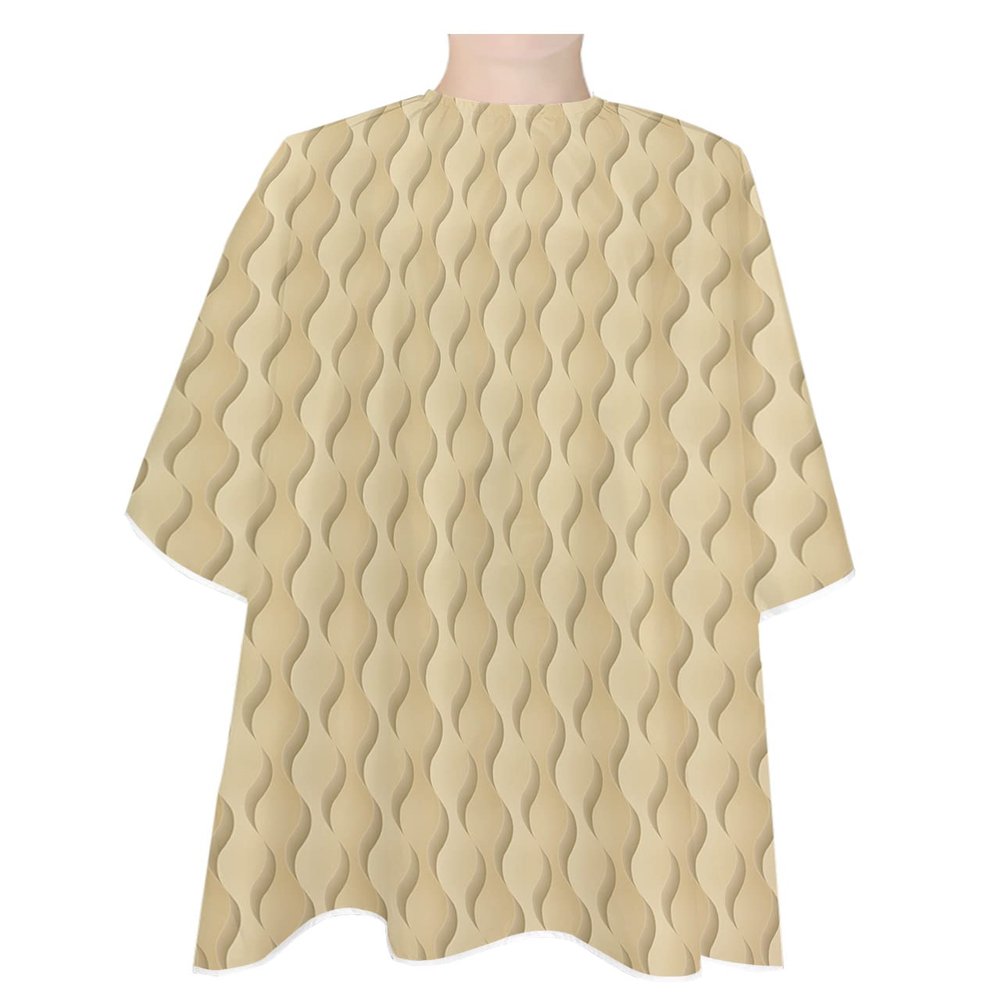 Abstract Barber Cape - Salon Hair Cutting Cape for Women,Men,Adults,Haircut Cape with Adjustable Elastic Neckline Hairdressing Stylist Cape Gown Accessories Modern Minimalist Geometric Plaid Stripes