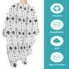 Black Indian Boho Barber Cape - Salon Hair Cutting Cape for Women,Men,Adults,Haircut Cape with Adjustable Elastic Neckline Hairdressing Cape Accessories Geometric Native American Indian Tribal Ethnic view 2