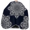 Abstract Mandala Barber Cape - Salon Hair Cutting Cape for Women,Men,Adults,Haircut Cape with Adjustable Elastic Neckline Hairdressing Stylist Cape Gown Accessories Geometric Indian Bohemian Stripes view 3