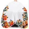 Colorful Pumpkins Barber Cape - Salon Hair Cutting Cape for Women,Men,Adults,Haircut Cape with Adjustable Elastic Neckline Hairdressing Cape Accessories Thanksgiving Boho Fall Painted Dot Stripes view 3