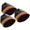 3pcs Makeup Brush Flat Top Hexagon Face Blush, Delicate and Waxy Makeup Liquid Flat Blush Brushes for Cosmetic Blush with Protective Case (Black) view 1