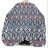Abstract Multi Barber Cape - Salon Hair Cutting Cape for Women,Men,Adults,Haircut Cape with Adjustable Elastic Neckline Hairdressing Cape Accessories Minimalist Geometric Gradient Pink Blue White view 3