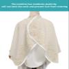 European Luxury Gold Barber Cape - Salon Hair Cutting Cape for Women,Men,Adults,Haircut Cape with Adjustable Elastic Neckline Hairdressing Stylist Cape Accessories Thanksgiving Fall Pumpkins Leaves view 4