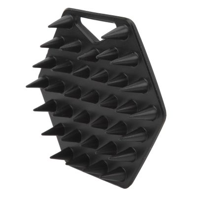 Diydeg Silicone Beard Scrubber for Men, Hair Exfoliator & Brush, Deep Cleans, Unclogs Pores, Promotes & Removes Beardruff, Face Scrubber Exfoliator Face Brush (Black)