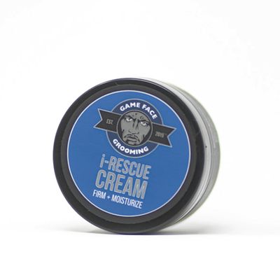 Game Face Grooming i-Rescue Cream Eye Moisturizer | Firm and Moisturize Under Eye Wrinkles & Bags | Infused With Caffeine & Vitamin C | Every Day Use To Combat Aging Or Looking Fatigued | .5 fl oz