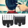 Clipper Guards Set Professional Hair Clipper Combs Replacement Hair Guards Combs Hair Trimmer Supply Set Hair Clippers Accessories for Most Size ClippersTrimmers (Black) view 3
