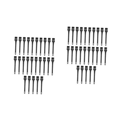 FRCOLOR 50pcs Multi-functional Cleaning Brush Electric Shaver Keyboard Duster Household Tool for Dust Removal Gaps for Appliances Fans Models