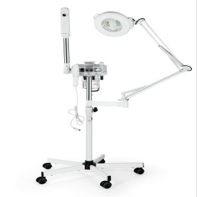 Salonsunny 3 in 1 Professional Facial Steamer & Magnifying LED Lamp & High Frequency Esthetician Spa Equipment