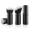 Falliny Retractable Makeup Brush, 2 Pack Travel Kabuki Face Blush Brush, Portable Powder Foundation Sunscreen Brush with Cover for Blush, Bronzer, Buffing, Flawless Powder Cosmetics view 1