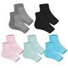 Cracked Heel Treatment Repair Socks - Ohtomber 5 Pairs Silicone Gel Foot Care Softener Toeless Pedicure Moisturizing Dry Feet Socks for Dry Cracked Heels view 1