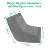 Cracked Heel Treatment Repair Socks - Ohtomber 5 Pairs Silicone Gel Foot Care Softener Toeless Pedicure Moisturizing Dry Feet Socks for Dry Cracked Heels view 3