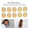 100PCS Dreadlocks Beads with Sparkling Rhinestone Hair Decoration Fashionable Hair Braiding Rings for Hair (Gold), Wholesale Business view 4