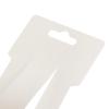 PATIKIL Hair Clip Display Cards, 100 Pack Paper Cardboard Hair Bow Holder Rectangle Hair Barrettes for Jewelry Hair Accessories Display and Organizing, White view 4