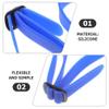 Beaupretty 2pcs Adjustable Silicone Neckline Shaving Template Hair Cutting Guides for Men Professional Hair Trimming and Fade Guide Flexible Design for Use view 4